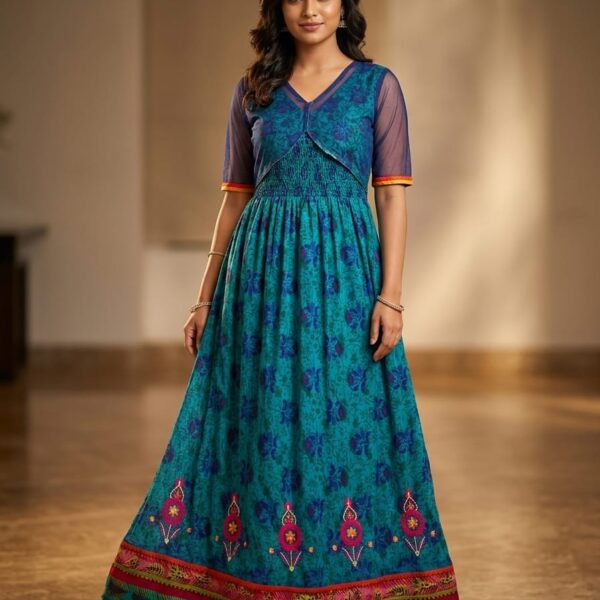 EMB SINGLE FROCK 1-PIC