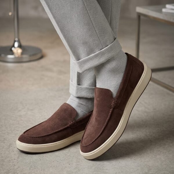 SUEDE LEATHER LOAFERS SIZE 42\43\44\45