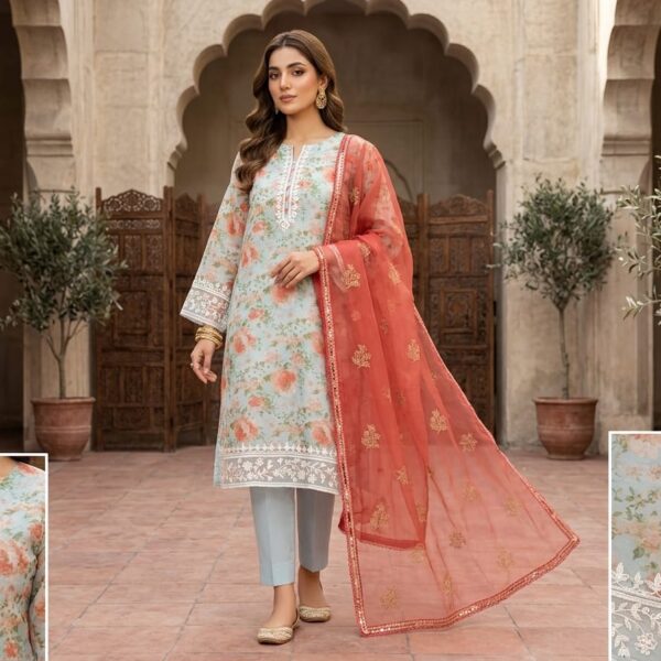 CROSS STITCH FORMAL ARTICLE 3-PC