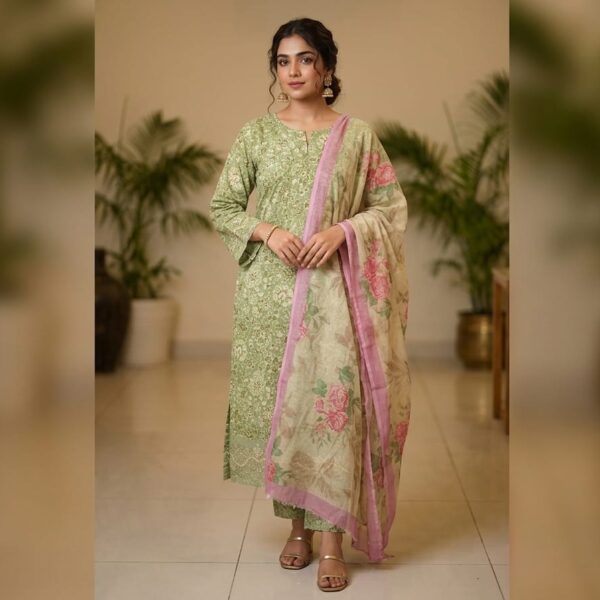 SAPPHIRE LAWN EMB 2-PC SHIRT AND DUPPTA