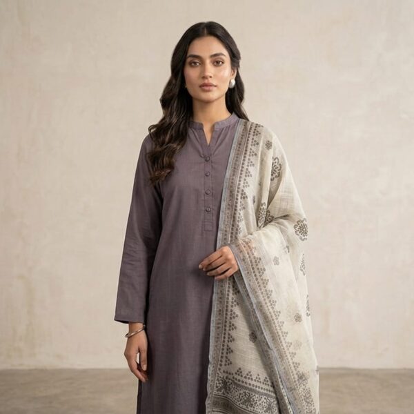 SAPPHIRE COTTON FABRIC 2-PC