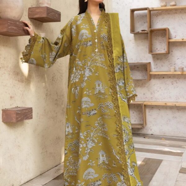 PRINTED LAWN 3-PIC  M PRINTS